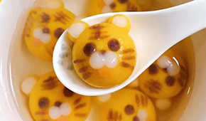 貨源緊張，虎年元宵湯圓不拼價格拼創(chuàng)意！大黃米+小老虎圈粉無數(shù)！