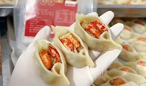 自帶流量、供不應(yīng)求，網(wǎng)紅“開口笑”龍蝦鍋貼能“笑”多久？