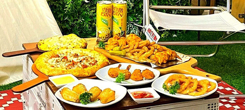 酸菜魚、雞爪、炸雞、甜品、披薩……搶占露營新場景，不負(fù)春游好“食”光